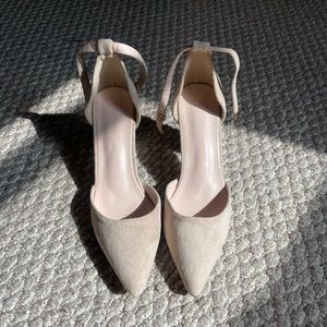 SHEIN pointed toe block heel pumps